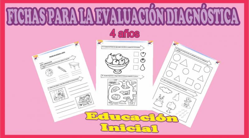 Fichas Para La Evaluaci N Diagn Stica A Os Mundo Inicial